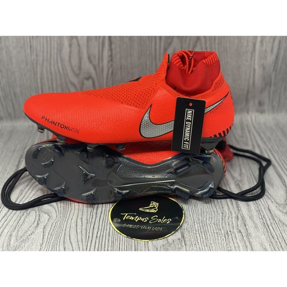 Nike Phantom Vision Elite DF FG Men\'s Soccer Cleats Crimson AO3262-600 Sz 12.5 main image 8